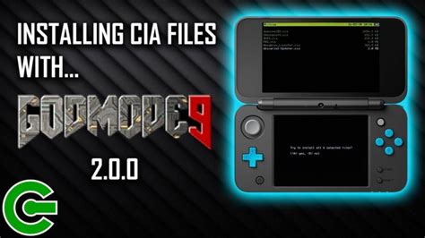 convert .3ds to .cia|Installing .3ds with Godmode and other questions .